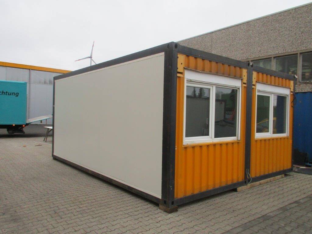 20 Fuss Duo- Bürocontaineranlage, gebraucht- aufgearbeitet – Bild 2