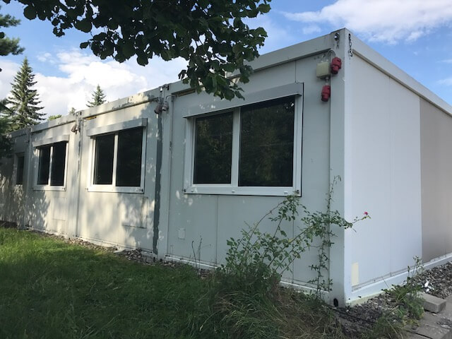 20 Fuss Duo- Bürocontaineranlage, gebraucht - aus 6x3m Containern – Bild 2
