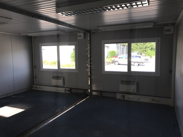 20 Fuss Duo- Bürocontaineranlage, gebraucht - aus 6x3m Containern – Bild 5
