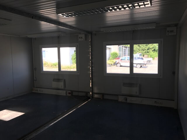 20 Fuss Duo- Bürocontaineranlage, gebraucht - aus 6x3m Containern – Bild 6