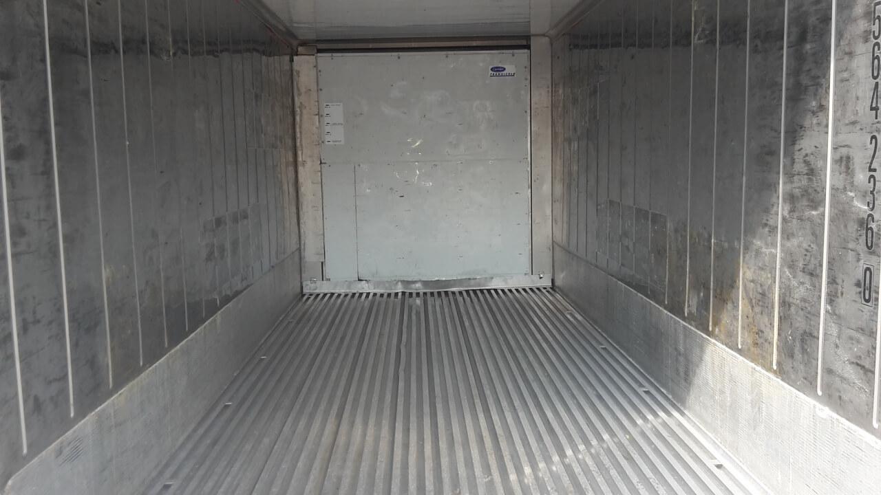 20 Fuss Kühlcontainer, gebraucht / neu lackiert – Bild 2