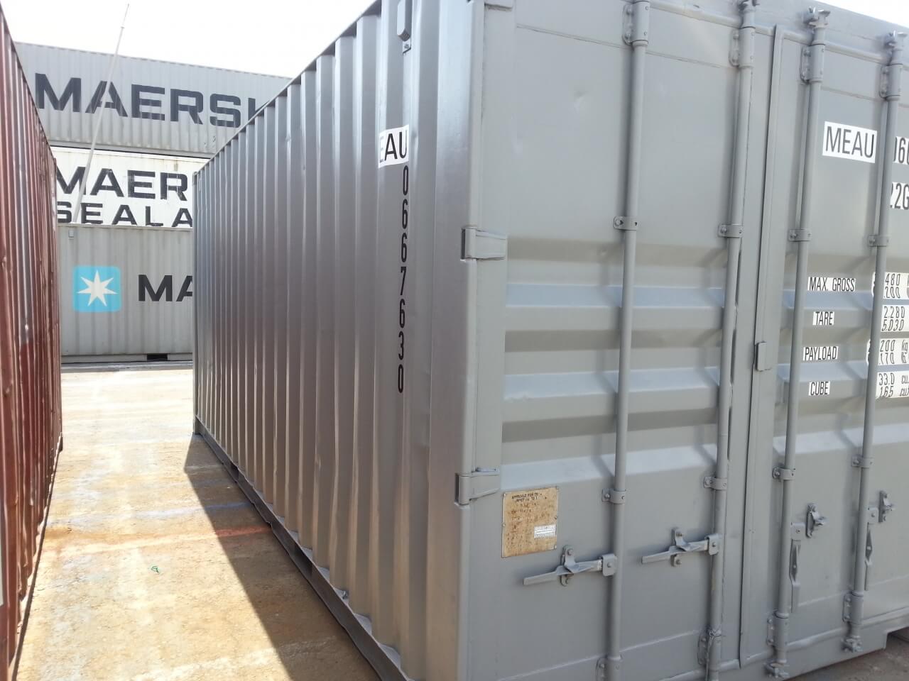 20 Fuss See- Lagercontainer, gebraucht, neu lackiert – Bild 2
