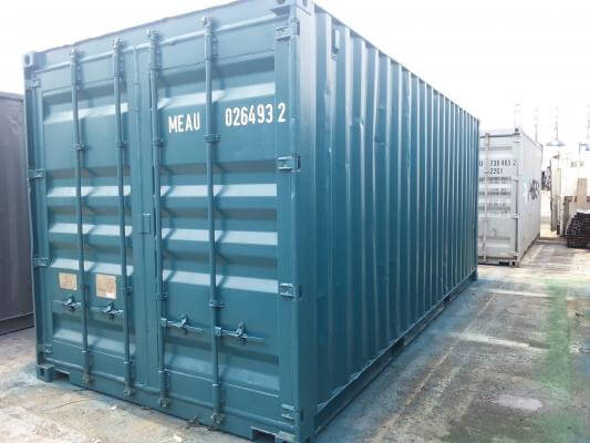 20 Fuss See- Lagercontainer, gebraucht, neu lackiert – Bild 4