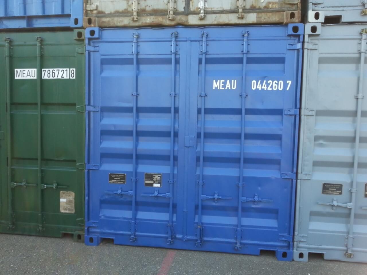 20 Fuss See- Lagercontainer, gebraucht, neu lackiert – Bild 7