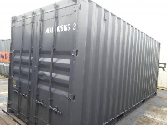 20 Fuss See- Lagercontainer, gebraucht, neu lackiert – Bild 1