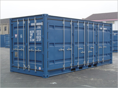 20 Fuss Side Door See- Lagercontainer, neuwertig – Bild 4