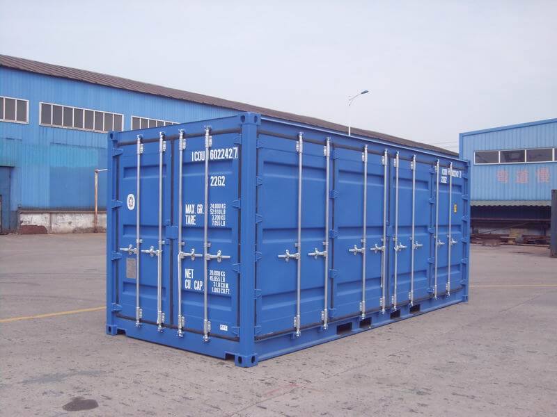 20 Fuss Side Door See- Lagercontainer, neuwertig – Bild 1