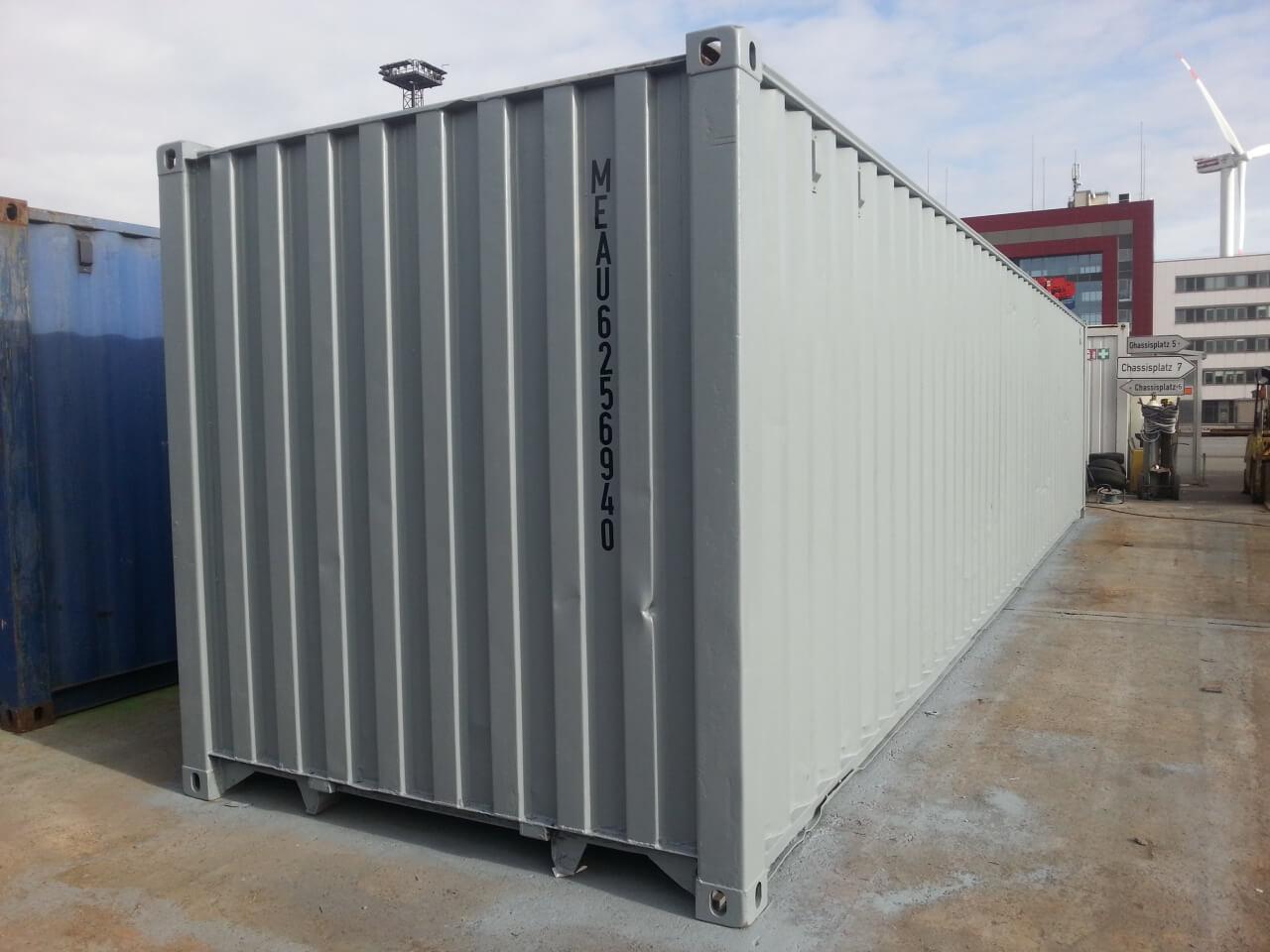 40 Fuss See- Lagercontainer, gebraucht, neu lackiert – Bild 8