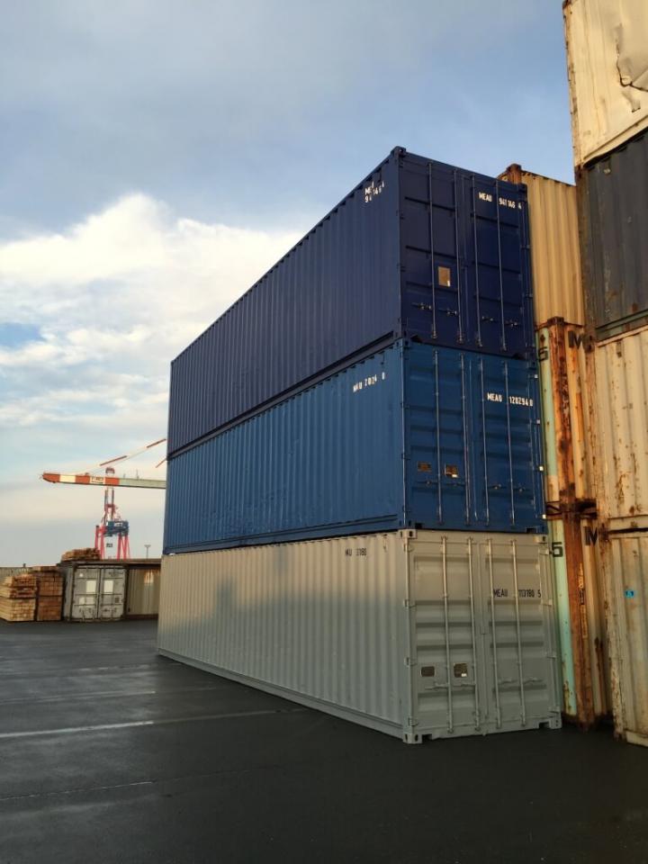 40 Fuss See- Lagercontainer, gebraucht – Bild 1