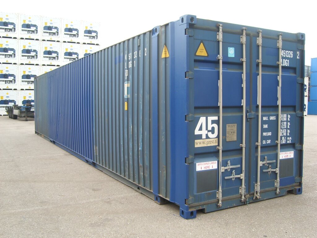 45 Fuss High Cube See- Lagercontainer, gebraucht – Bild 2