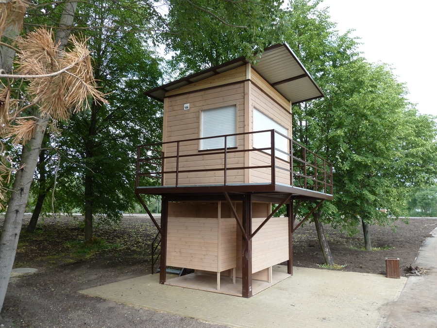 Bürocontainer mit Holzverkleidung – Bild 4