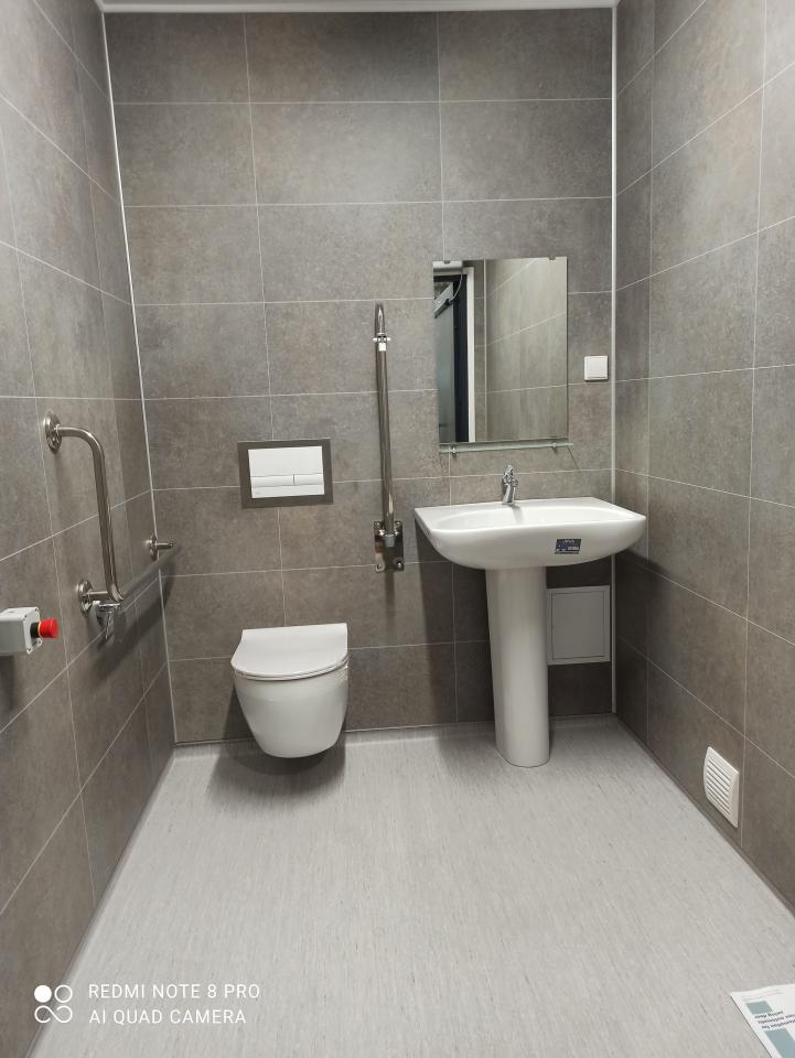 Hochwertiger Damen/Herren WC Container – Bild 3