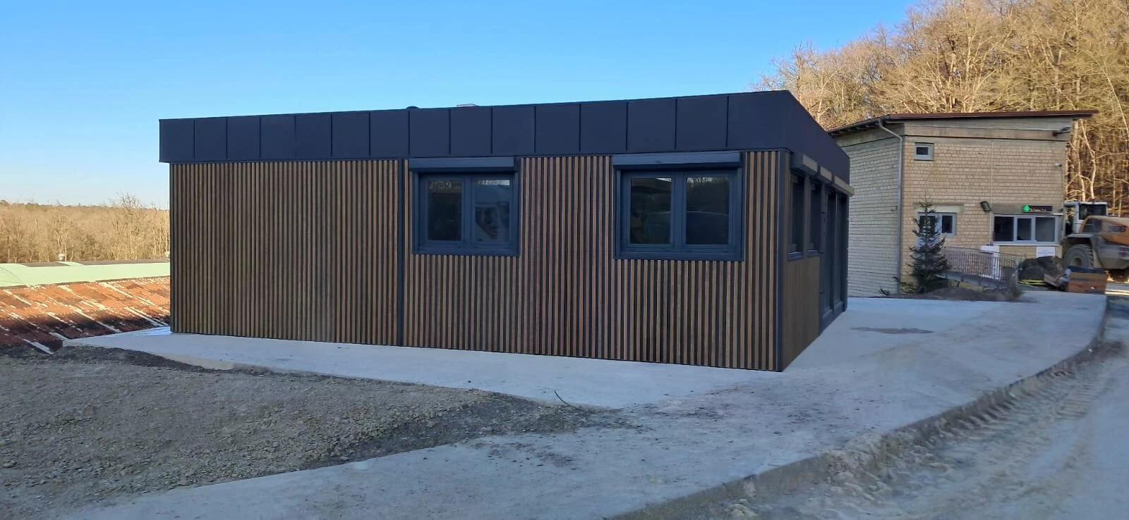 9 × 9 m Bürocontaineranlage, gebraucht – Ansicht 4