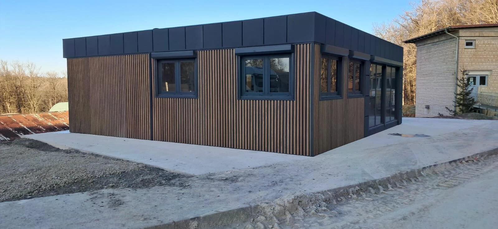 9 × 9 m Bürocontaineranlage, gebraucht – Ansicht 5