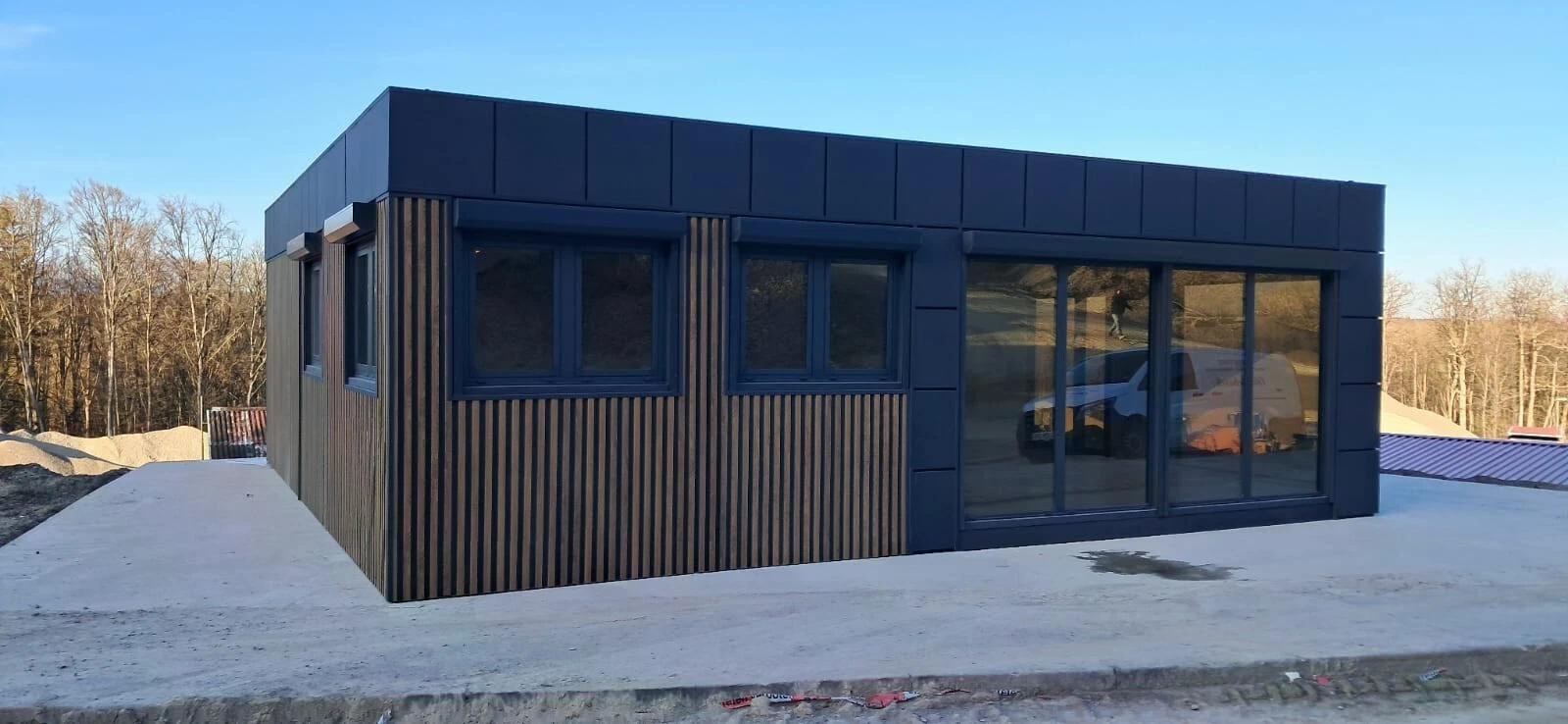 9 × 9 m Bürocontaineranlage, gebraucht – Ansicht 7