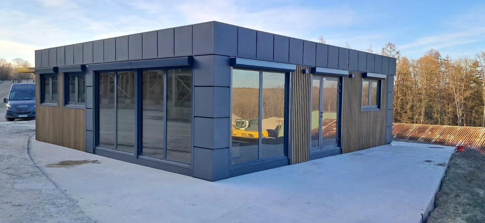 9 × 9 m Bürocontaineranlage, gebraucht – Ansicht 9