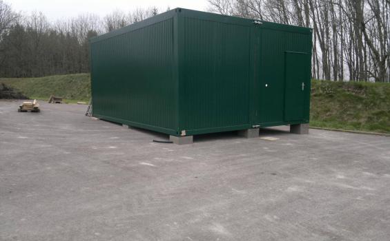 20 Fuss Duo- Bürocontaineranlage, gebraucht