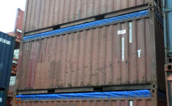 20 Fuss Open Top See- Lagercontainer, gebraucht