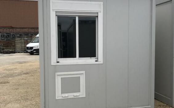 20 Fuss Bürocontainer, gebraucht, grau / Süddeutschland