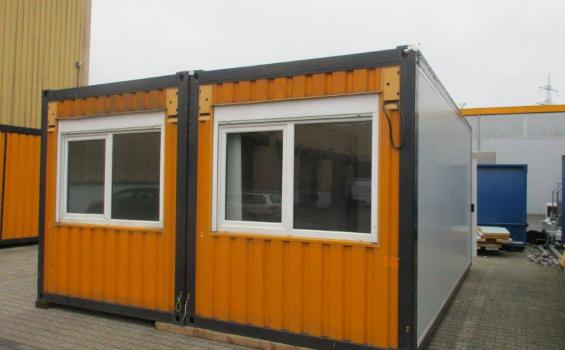20 Fuss Duo- Bürocontaineranlage, gebraucht- aufgearbeitet