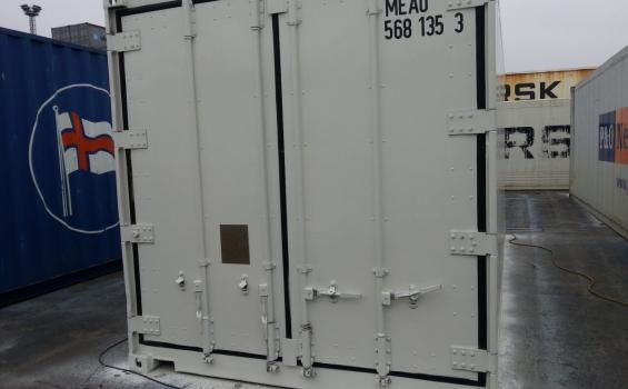 40 Fuss High Cube Kühlcontainer, gebraucht