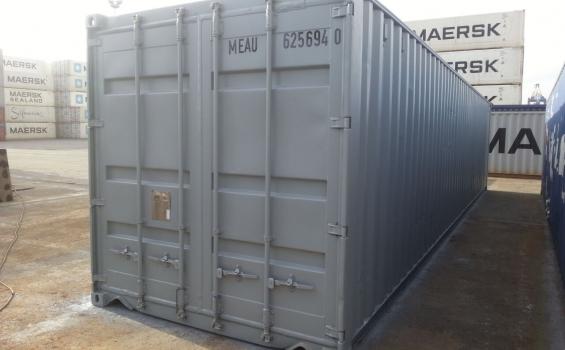 40 Fuss See- Lagercontainer, gebraucht, neu lackiert