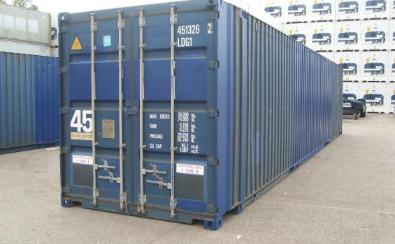 45 Fuss High Cube See- Lagercontainer, gebraucht