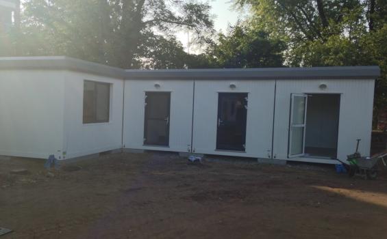 10-fach Containeranlage als Sporthaus