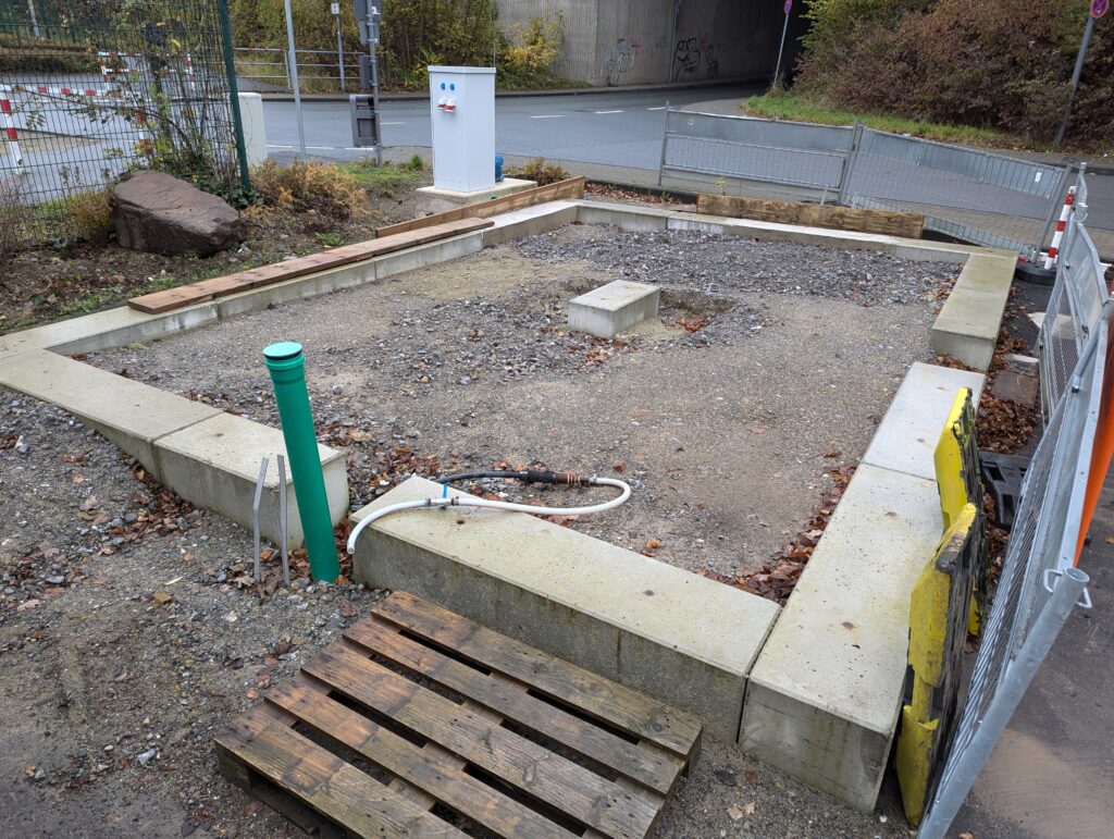 Fundamente für Containeranlagen