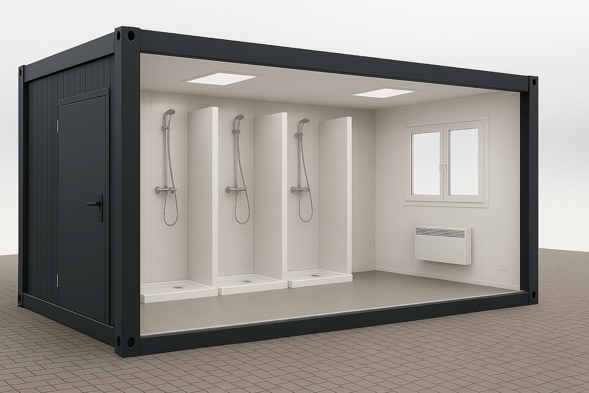 Umkleidecontainer für Teams und Vereine