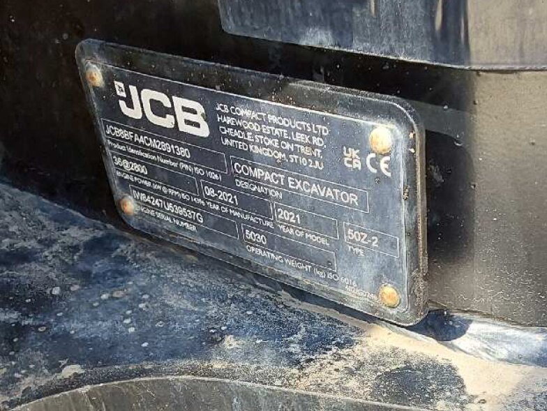 JCB 50 Z-2 Minibagger Diesel – Bild 5
