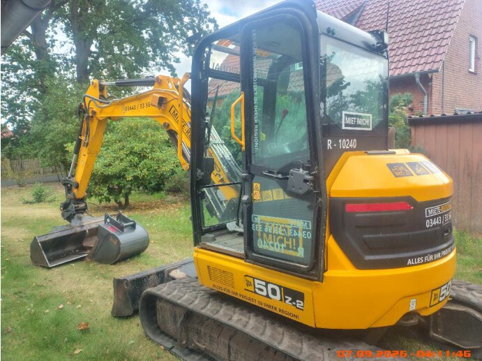 JCB 50 Z-2 Minibagger Diesel – Bild 9